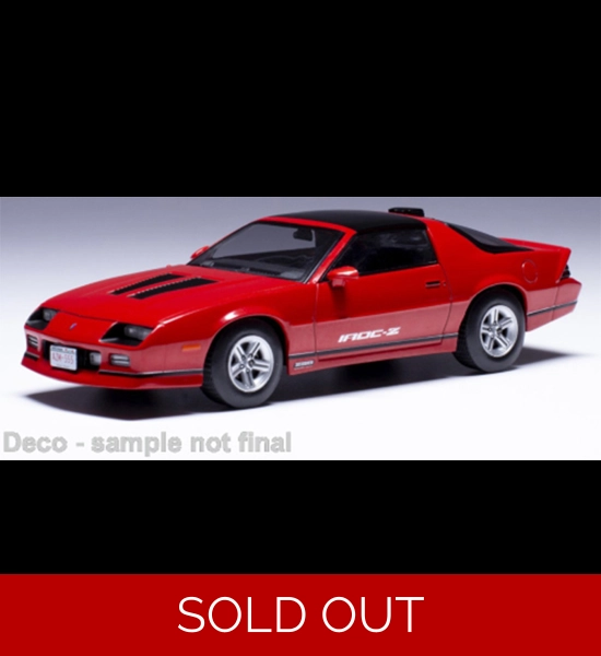 IXO Models 1986 Chevy Camaro Iroc-Z 1/43 Diecast